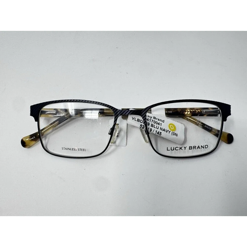 Lucky Brand VLBD529 Blue Navy Eyeglass Frames New Old Stock 52-19-145